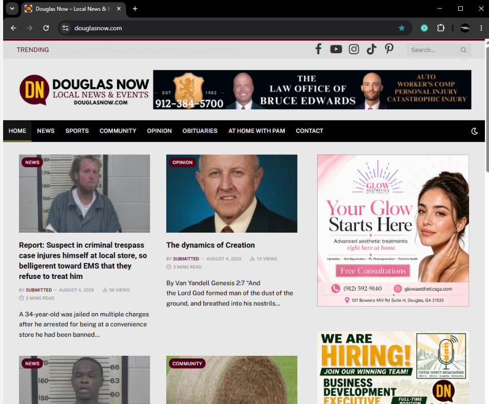 DouglasNow.com Website